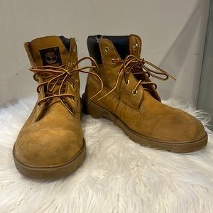 EUC Boys size 5.5 Timberland Waterproof Work Boots